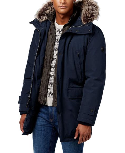 michael kors men's hooded bib snorkel coat|Michael Michael Kors Men's Snorkel Coat .